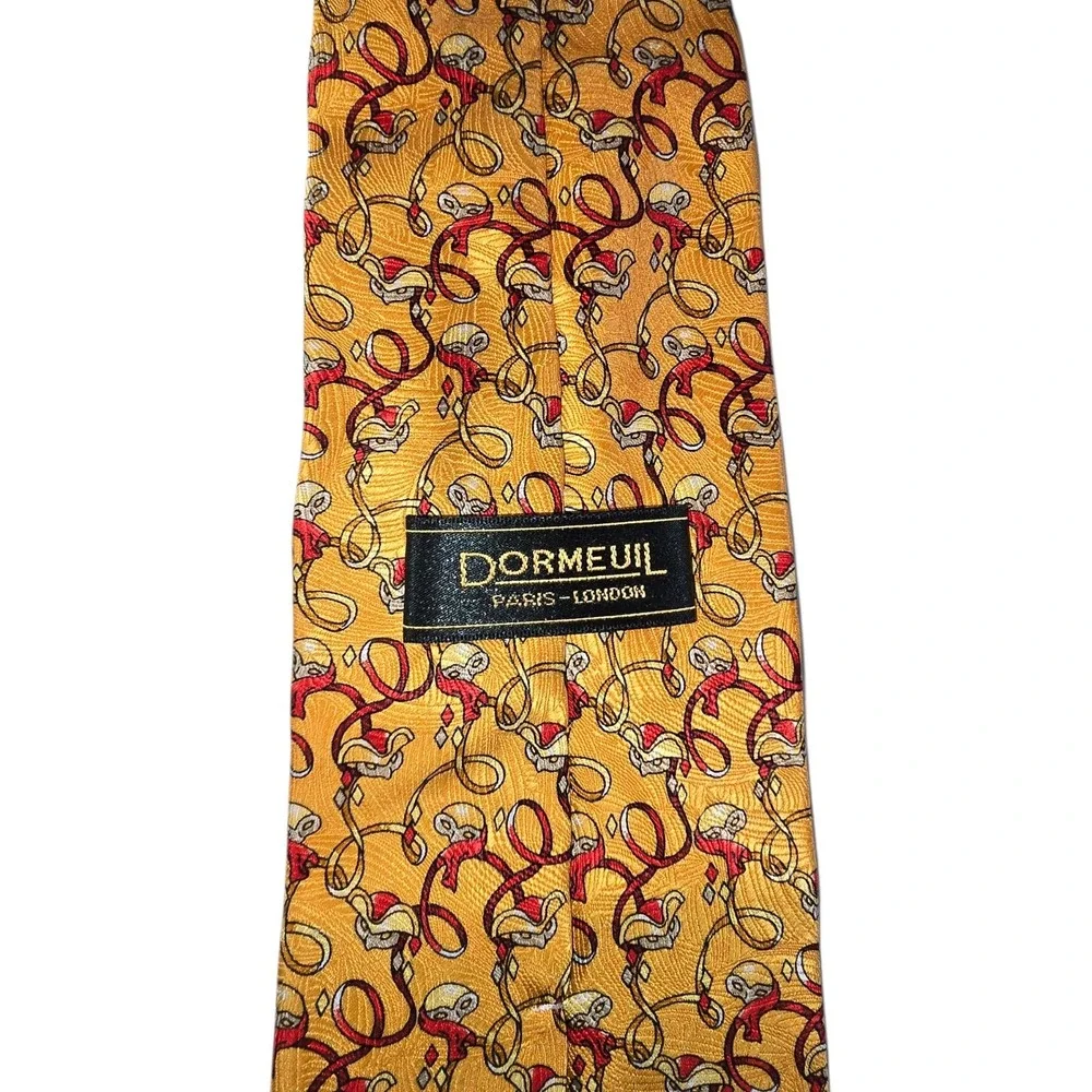 Dormeuil‎ Mens 100% Silk Tie Paris London Neck Tie